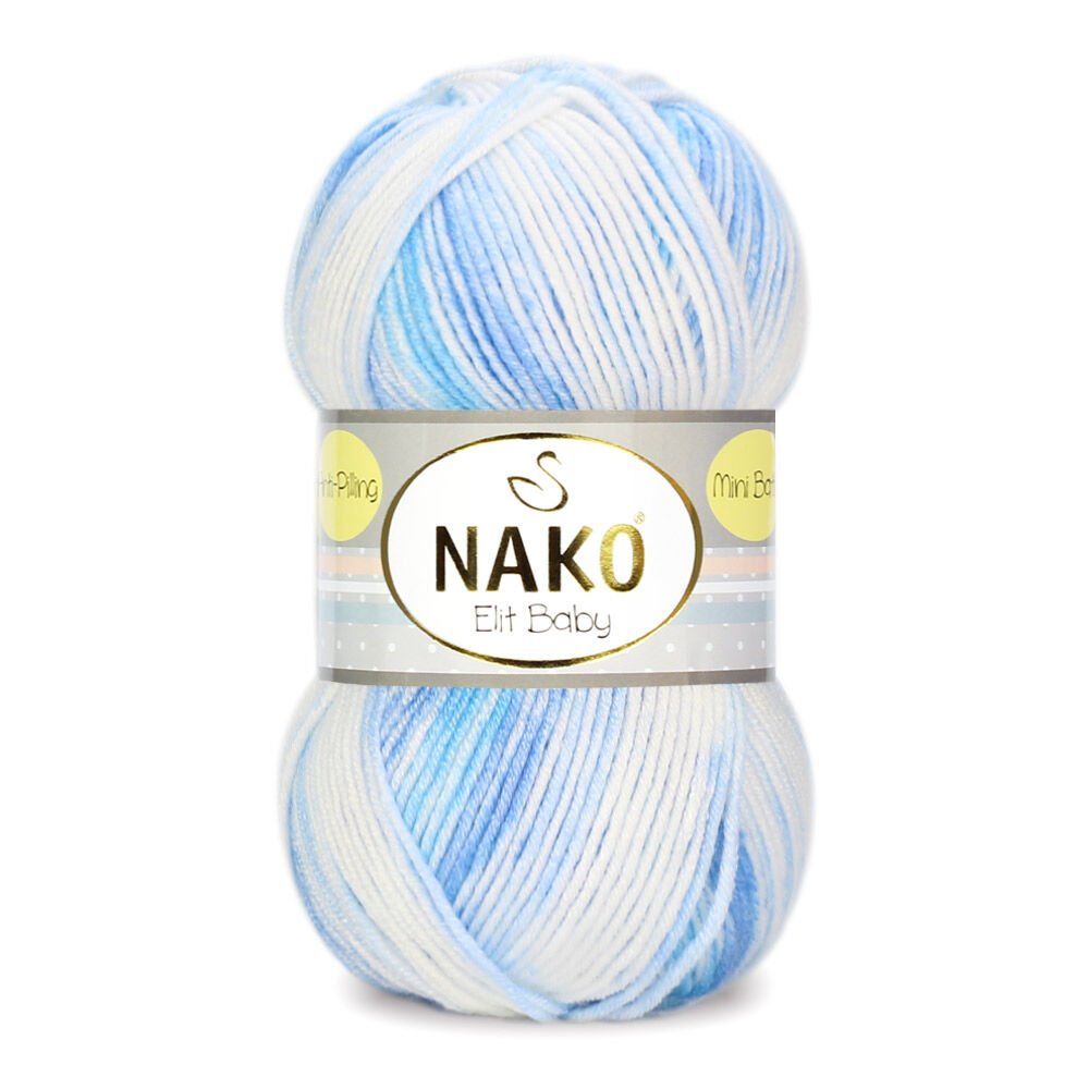 Nako Elit Baby Mini Batik Yarn - Multi-Color 32459