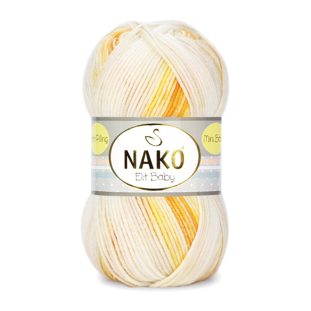 Nako Elit Baby Mini Batik Yarn - Multi-Color 32462