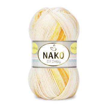 Nako Elit Baby Mini Batik Yarn - Multi-Color 32462
