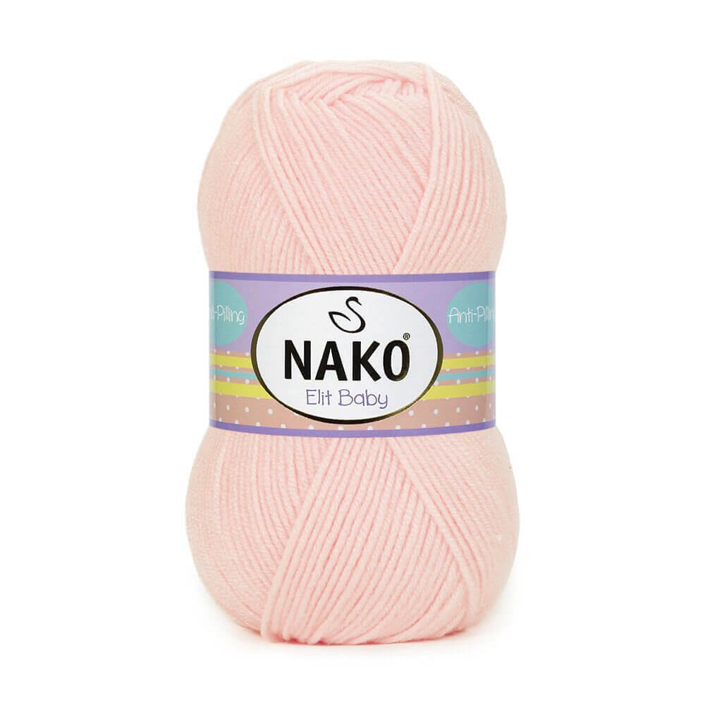 Nako Elit Baby Yarn - Powder Pink 12381
