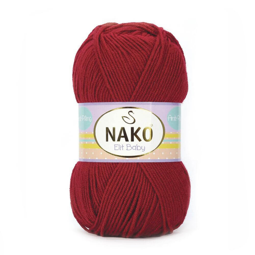 Nako Elit Baby Yarn - Chili Pepper Red 298