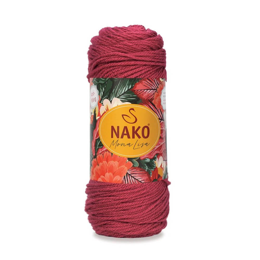 Nako Mona Lisa Yarn - Maroon 98237