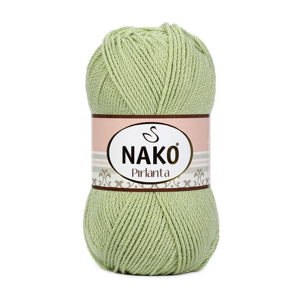 Nako Pirlanta Yarn - Green 10492