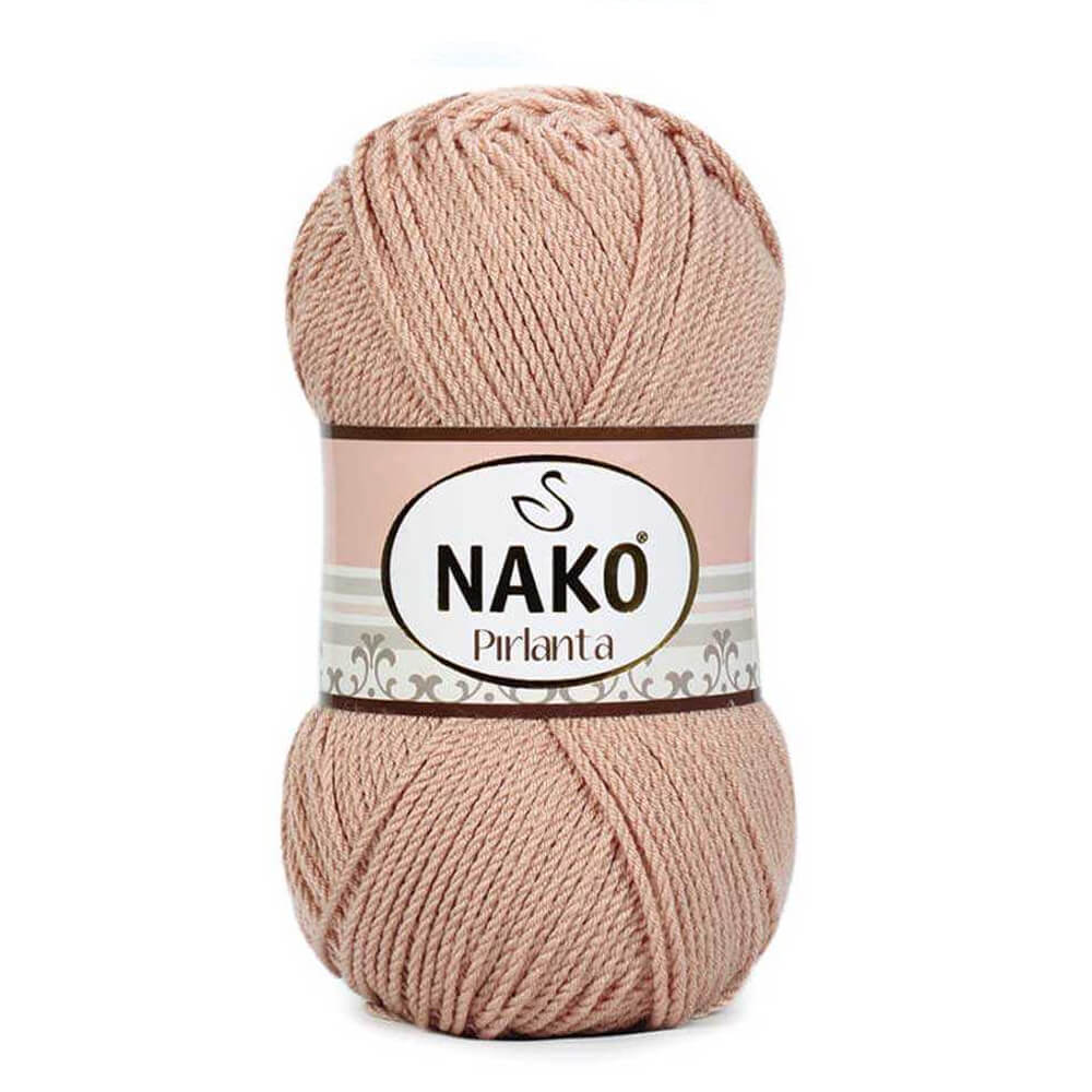 Nako Pirlanta Yarn - Brown 10722