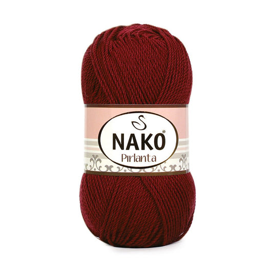 Nako Pirlanta Yarn - Red 1175