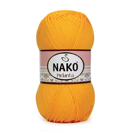 Nako Pirlanta Yarn - Yellow 184
