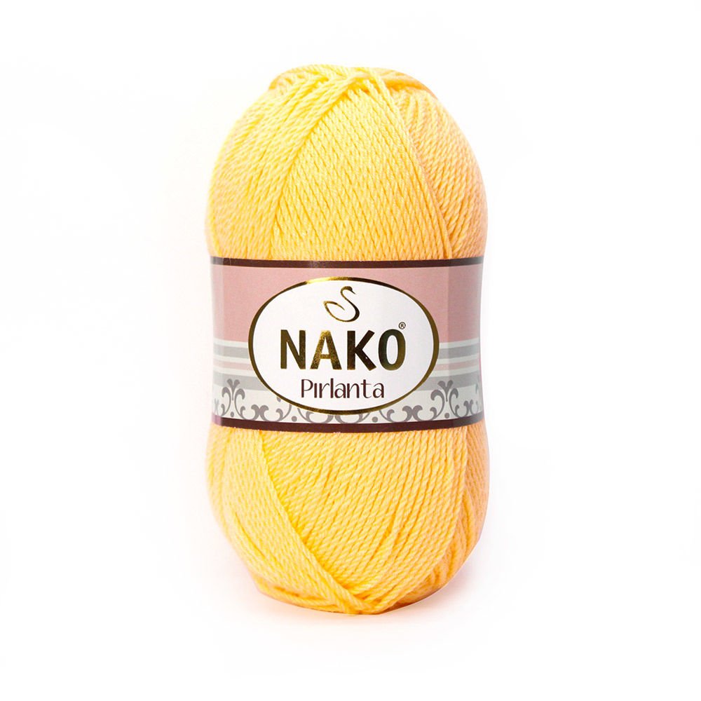 Nako Pirlanta Yarn - Yellow 215