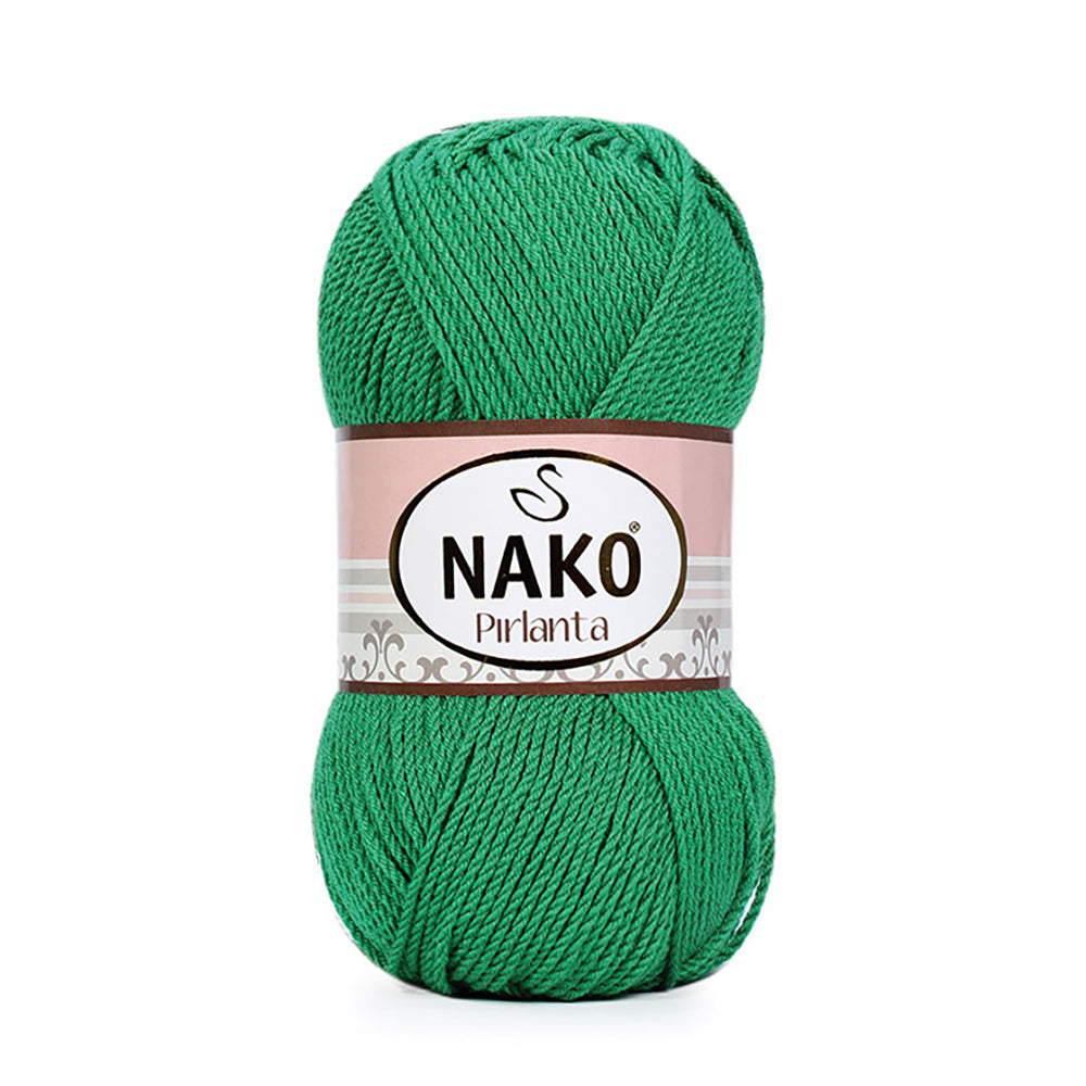 Nako Pirlanta Yarn - Green 3267