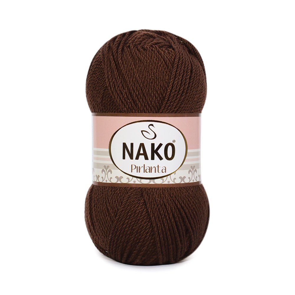 Nako Pirlanta Yarn - Brown 3303