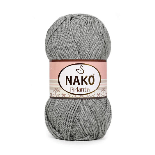Nako Pirlanta Yarn - Greenish Grey 6298