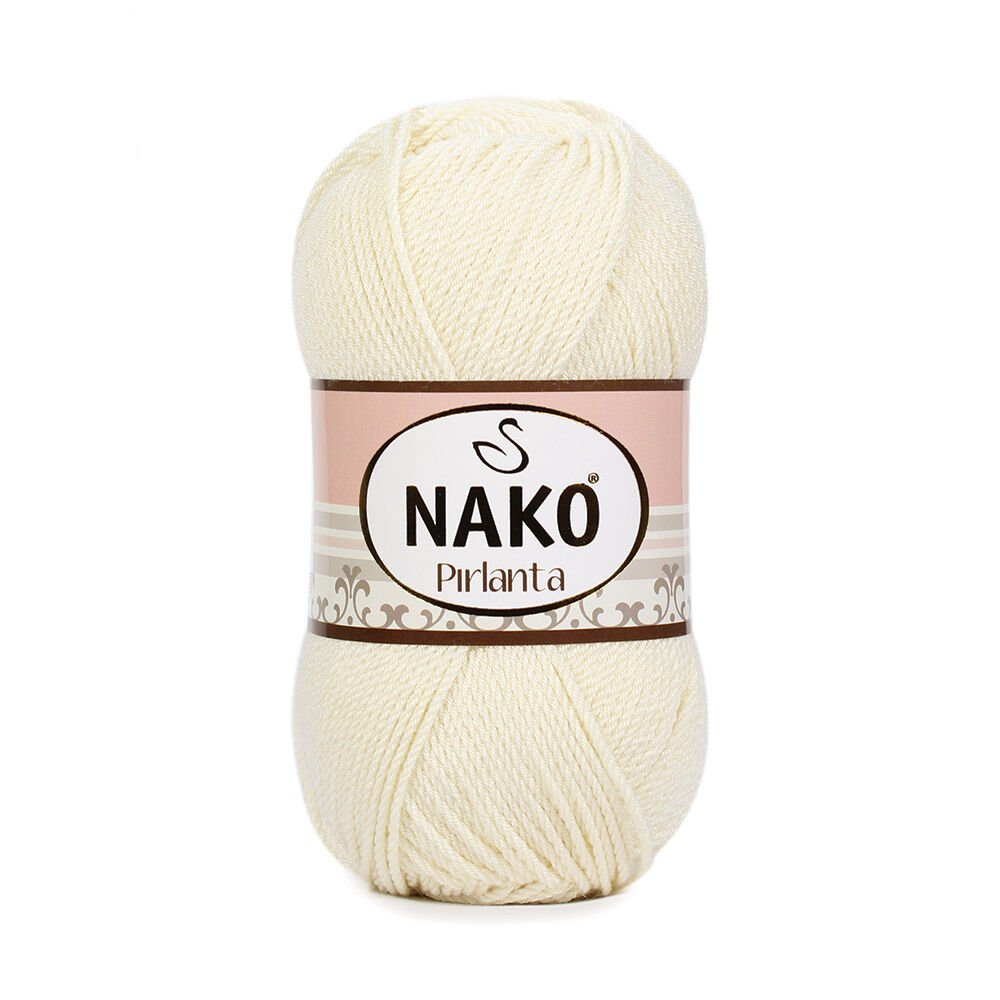 Nako Pirlanta Yarn - Cream 6730