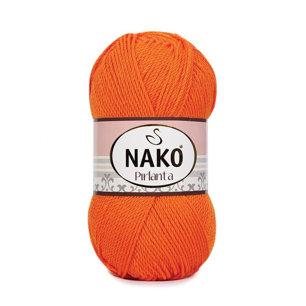 Nako Pirlanta Yarn - Orange 6733