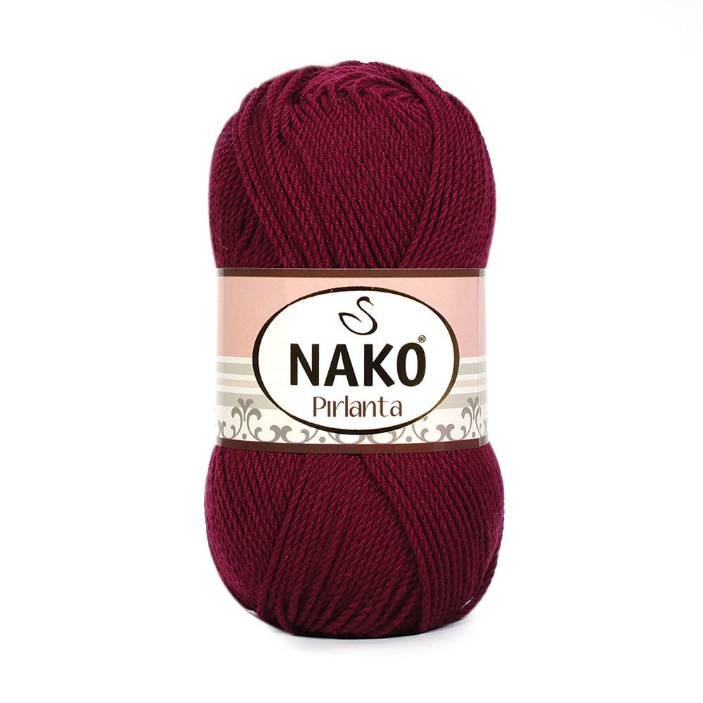 Nako Pirlanta Yarn - Maroon 6736