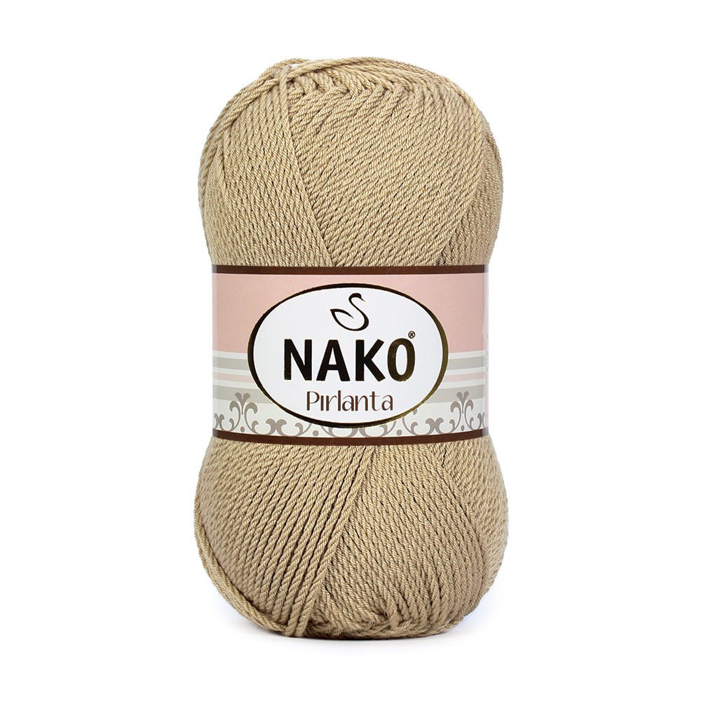 Nako Pirlanta Yarn - Brown 6942