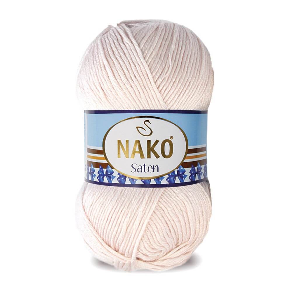 Nako Saten Yarn - Cream 10470