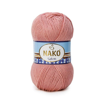 Nako Saten Yarn - Fuchsia 11632
