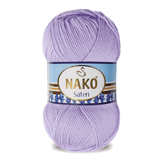Nako Saten Yarn - Lavender 2842