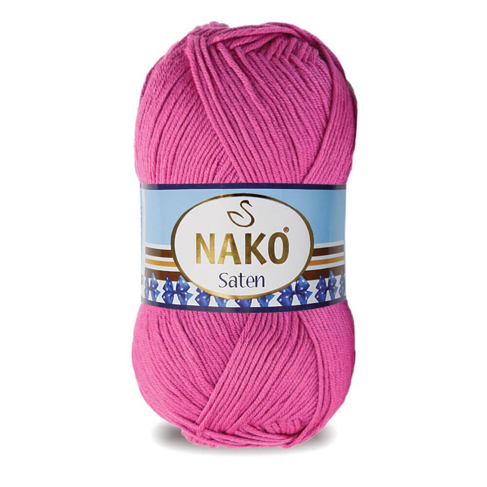 Nako Saten Yarn - Pink 3658