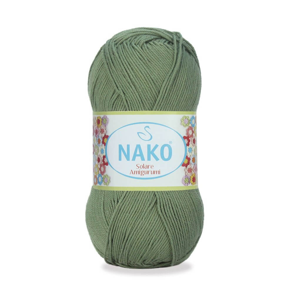 Nako Solare Amigurumi Yarn - Green 11253