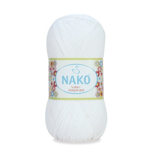 Nako Solare Amigurumi Yarn - White 208