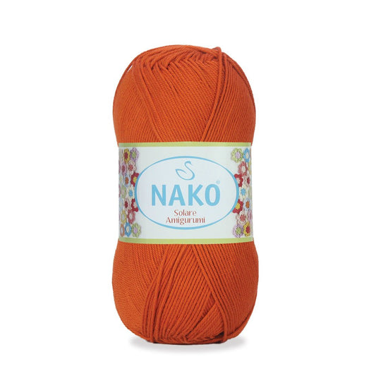 Nako Solare Amigurumi Yarn - Brick Red 3411