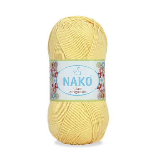 Nako Solare Amigurumi Yarn - Yellow 4492