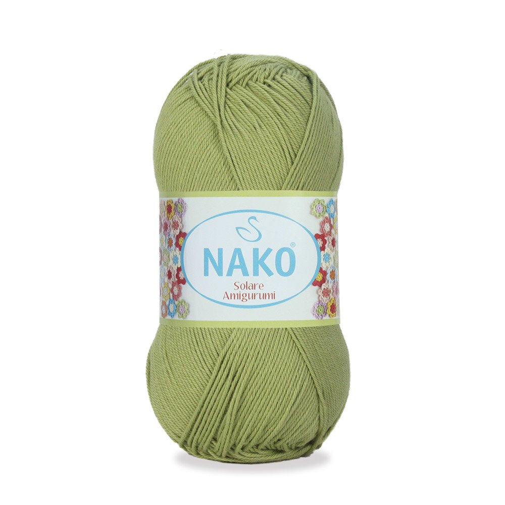Nako Solare Amigurumi Yarn - Green 6688