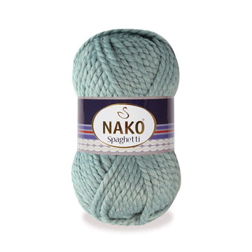 Nako Spaghetti Thick Chunky Yarn - Green 10937