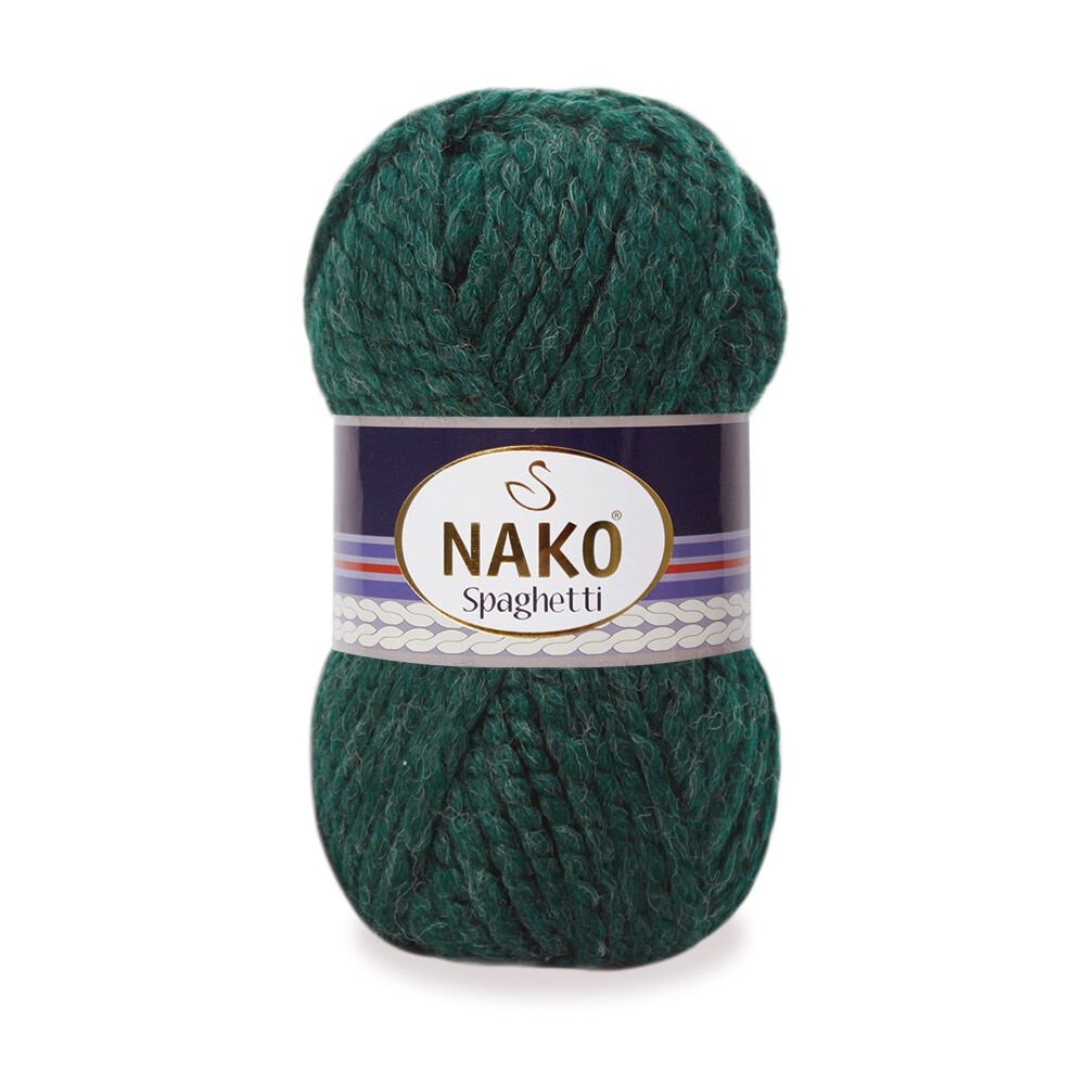 Nako Spaghetti Thick Chunky Yarn - Green 3444