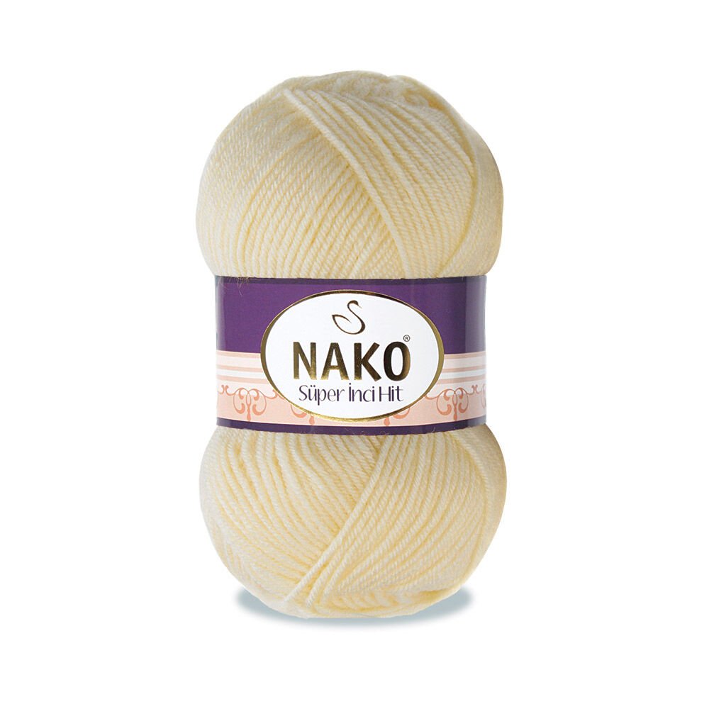 Nako Super Inci Hit Yarn - Cream 256