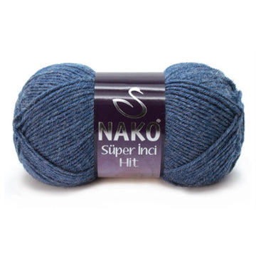 Nako Super Inci Hit Yarn - Blue 4731