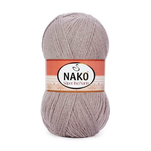 Nako Super Inci Narin Yarn - Mauve 10155