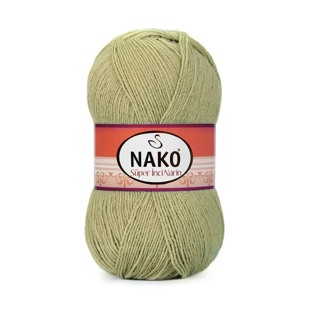 Nako Super Inci Narin Yarn - Green 13490