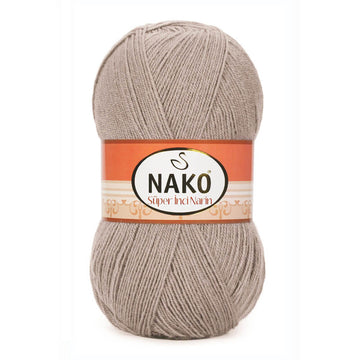 Nako Super Inci Narin Yarn - Brown 13493