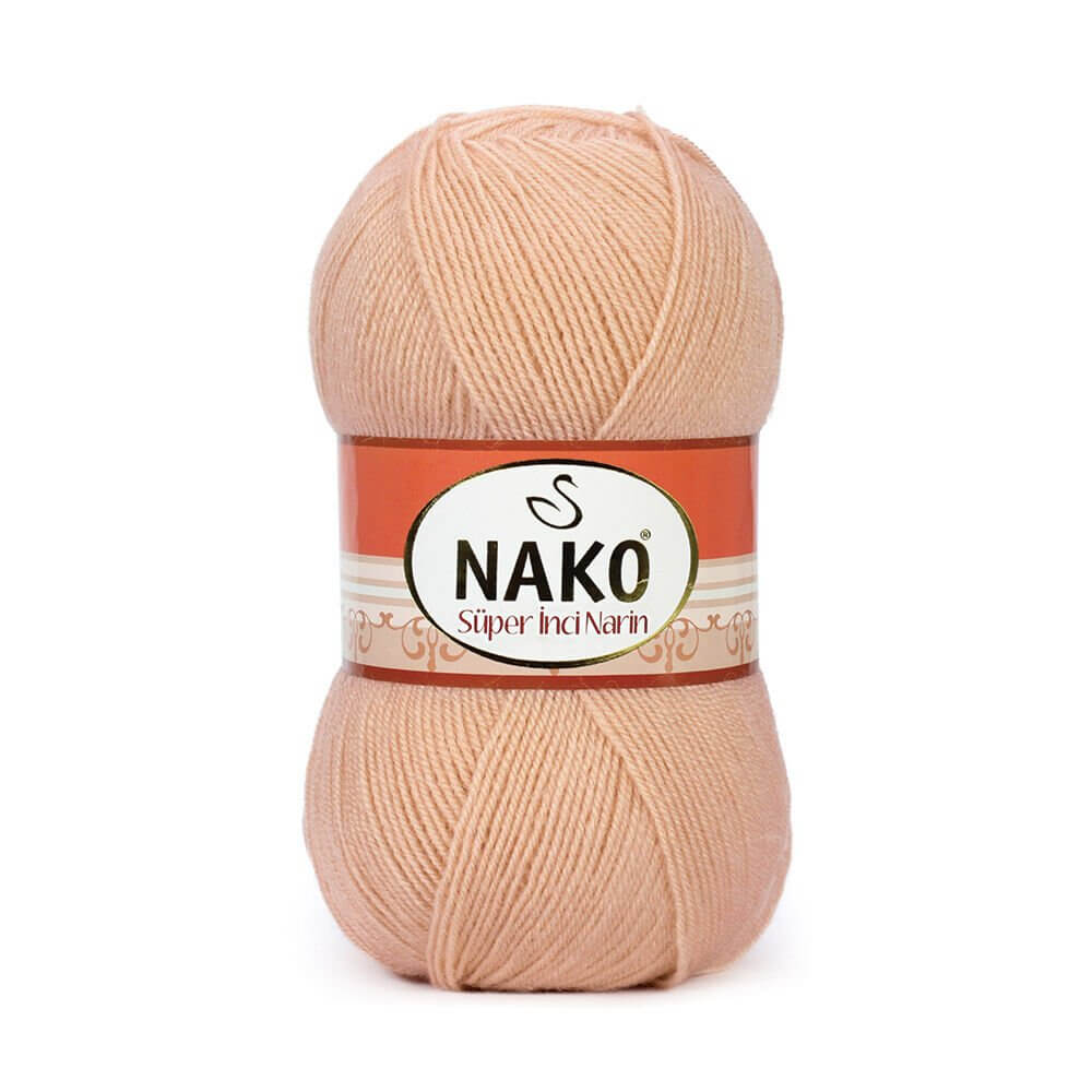 Nako Super Inci Narin Yarn - Peach 3164