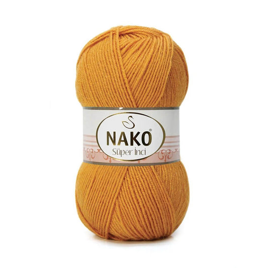 Nako Super Inci Yarn - Yellow 10129