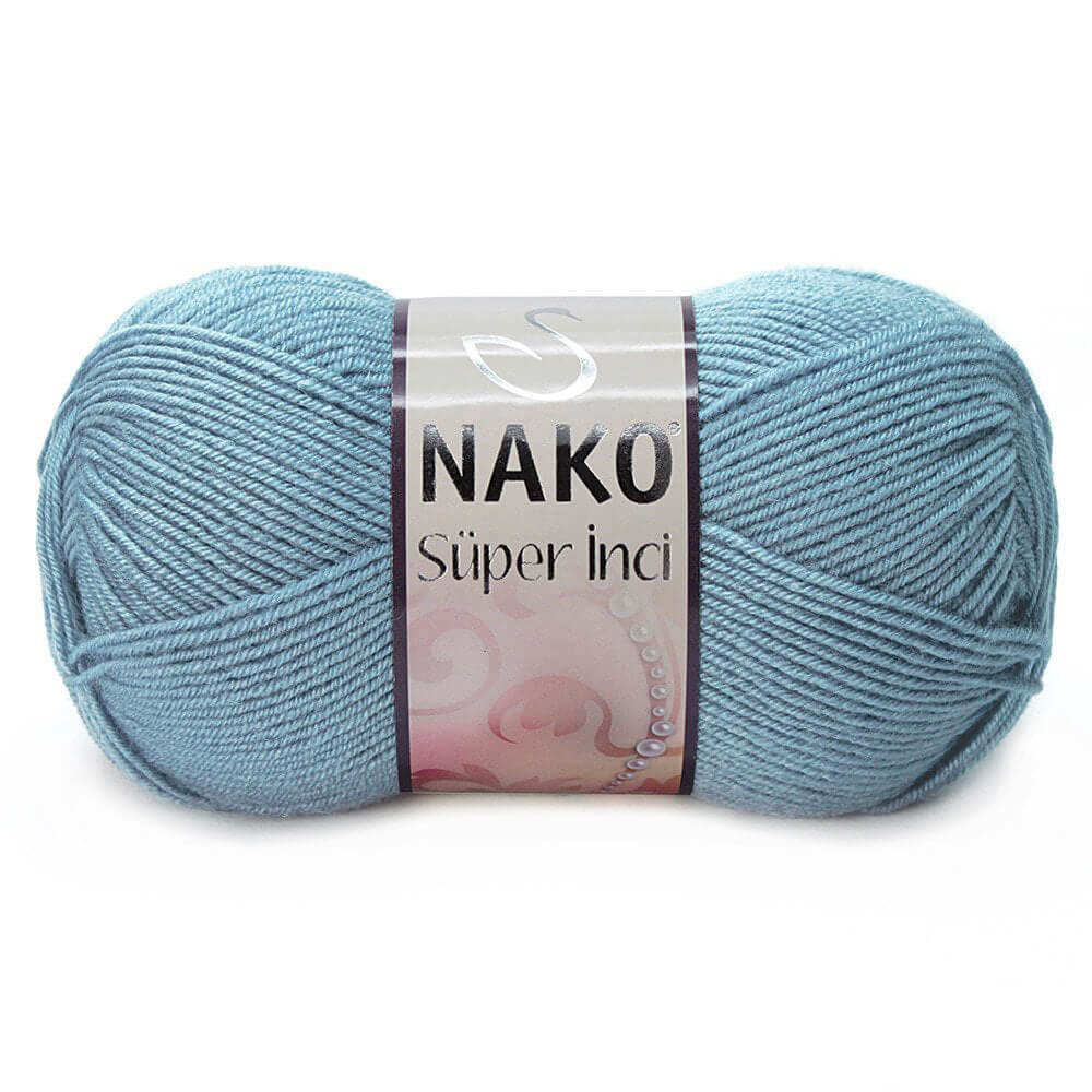 Nako Super Inci Yarn - Blue 1986