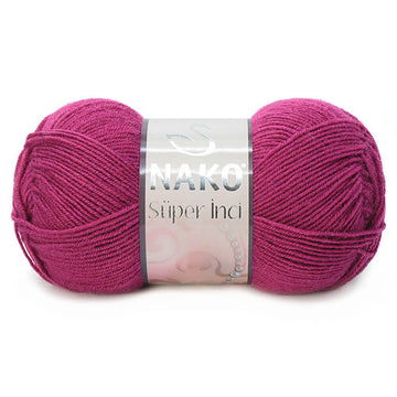 Nako Super Inci Yarn - Pink 2187