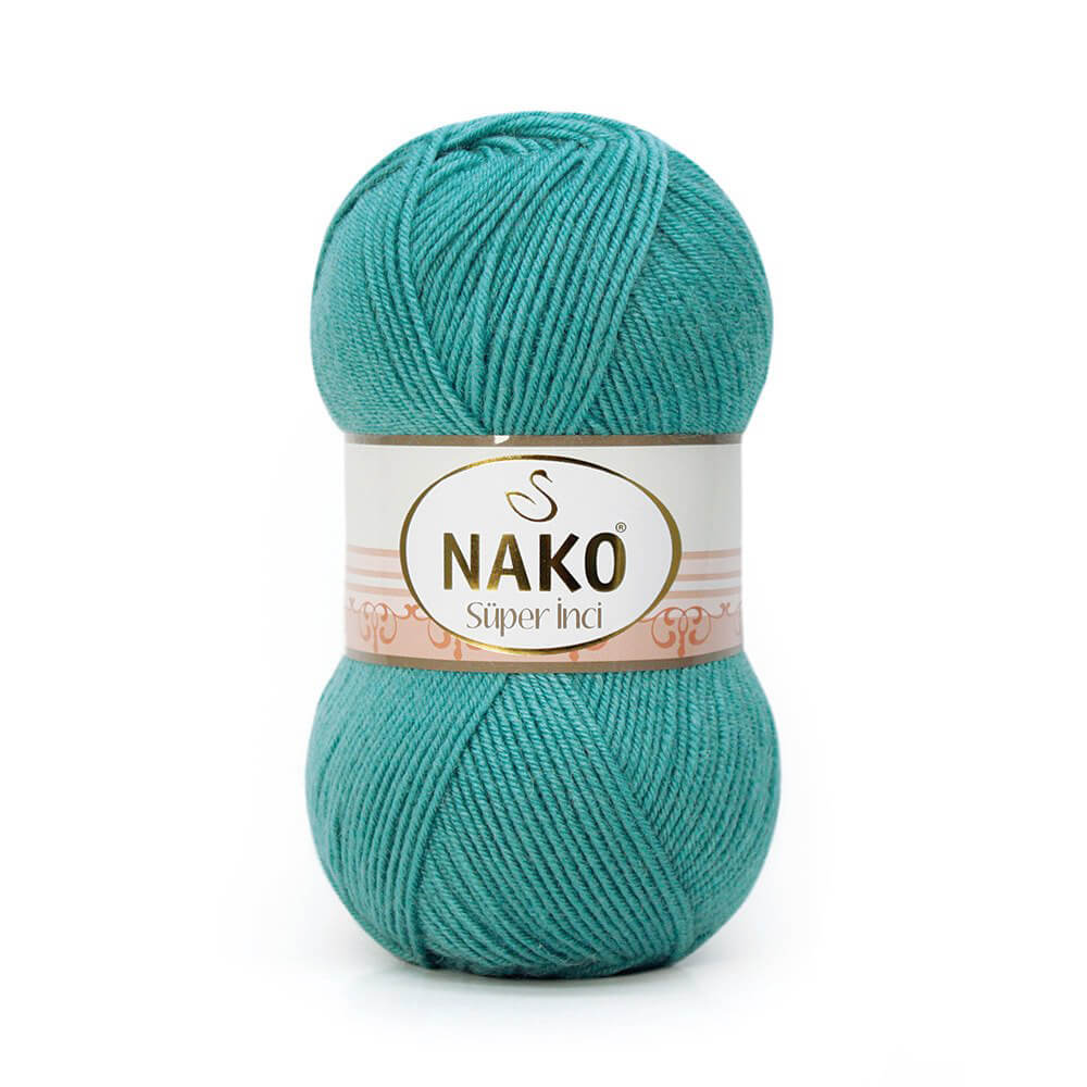 Nako Super Inci Yarn - Green 5498