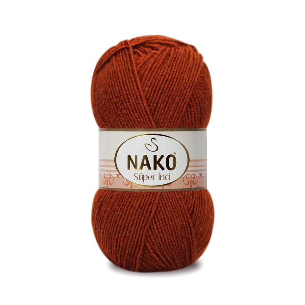 Nako Super Inci Yarn - Brick Red 6679