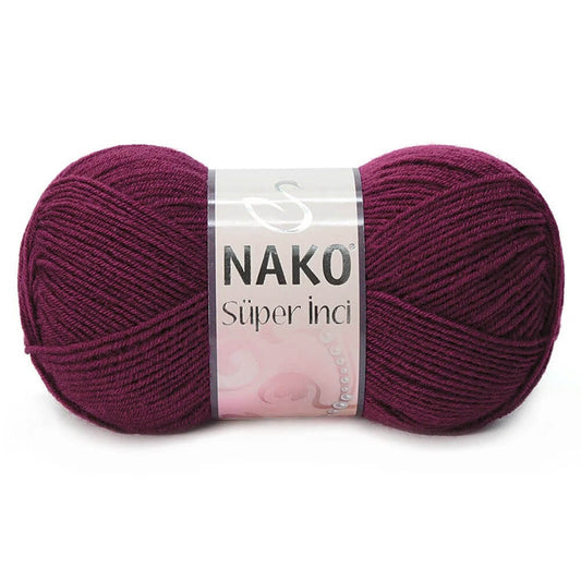 Nako Super Inci Yarn - Wine 999