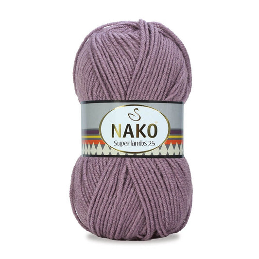 Nako Superlambs 25 Yarn - Mauve 10393