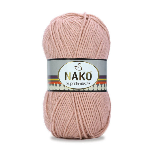 Nako Superlambs 25 Yarn - Pink 11251