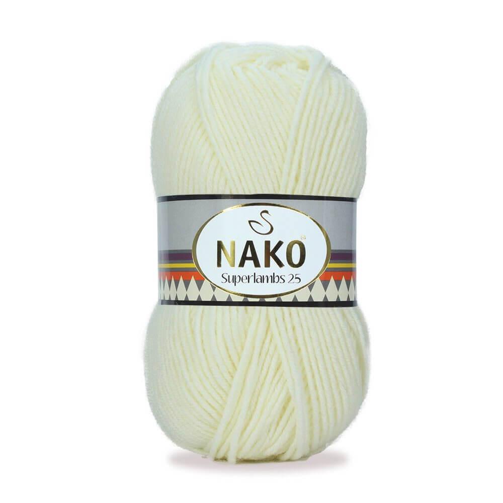 Nako Superlambs 25 Yarn - Light Yellow 2378