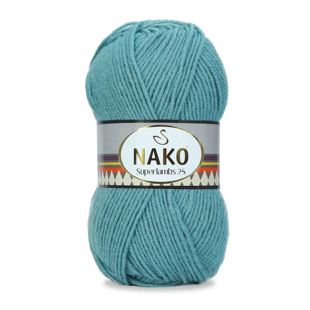 Nako Superlambs 25 Yarn - Cyan 6674