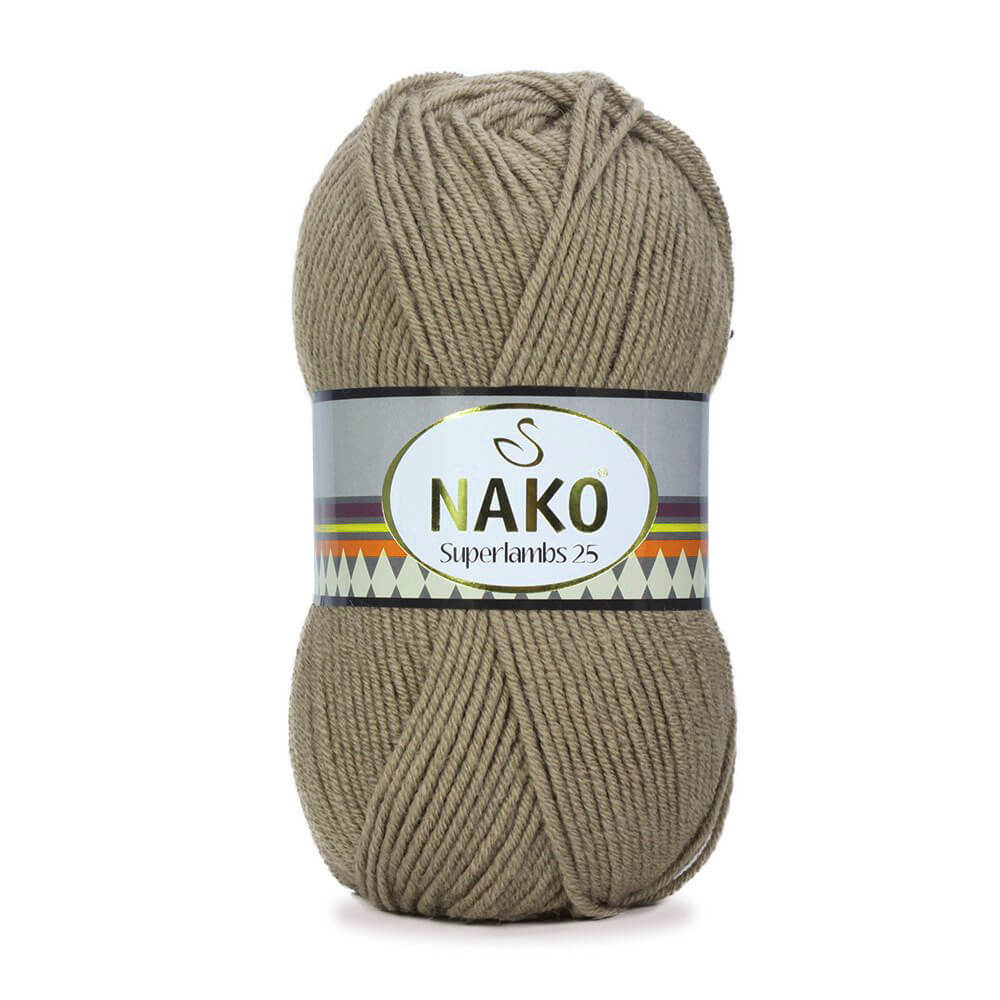 Nako Superlambs 25 Yarn - Brown 6704