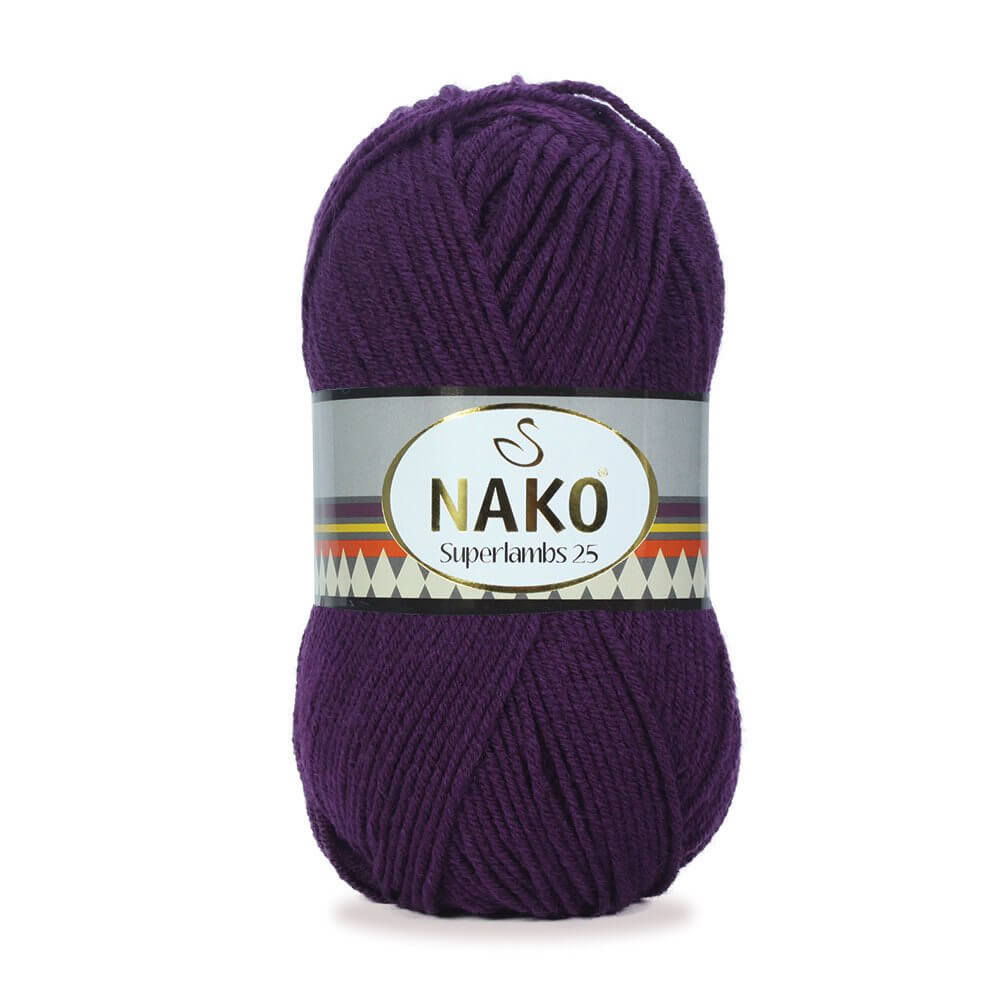 Nako Superlambs 25 Yarn - Purple 6767