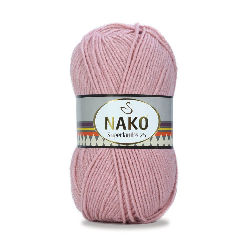 Nako Superlambs 25 Yarn - Pink 6822