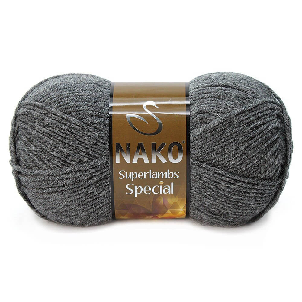 Nako Superlambs Special Yarn - Grey Melange 193