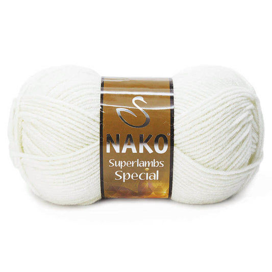 Nako Superlambs Special Yarn - White 208